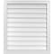Ekena Millwork Vertical Surface Mount PVC Gable Vent w/ 2"W x 2"H , Brickmould Sill Frame, 28"W x 32"H GVPVE28X3203SN - alternate 1